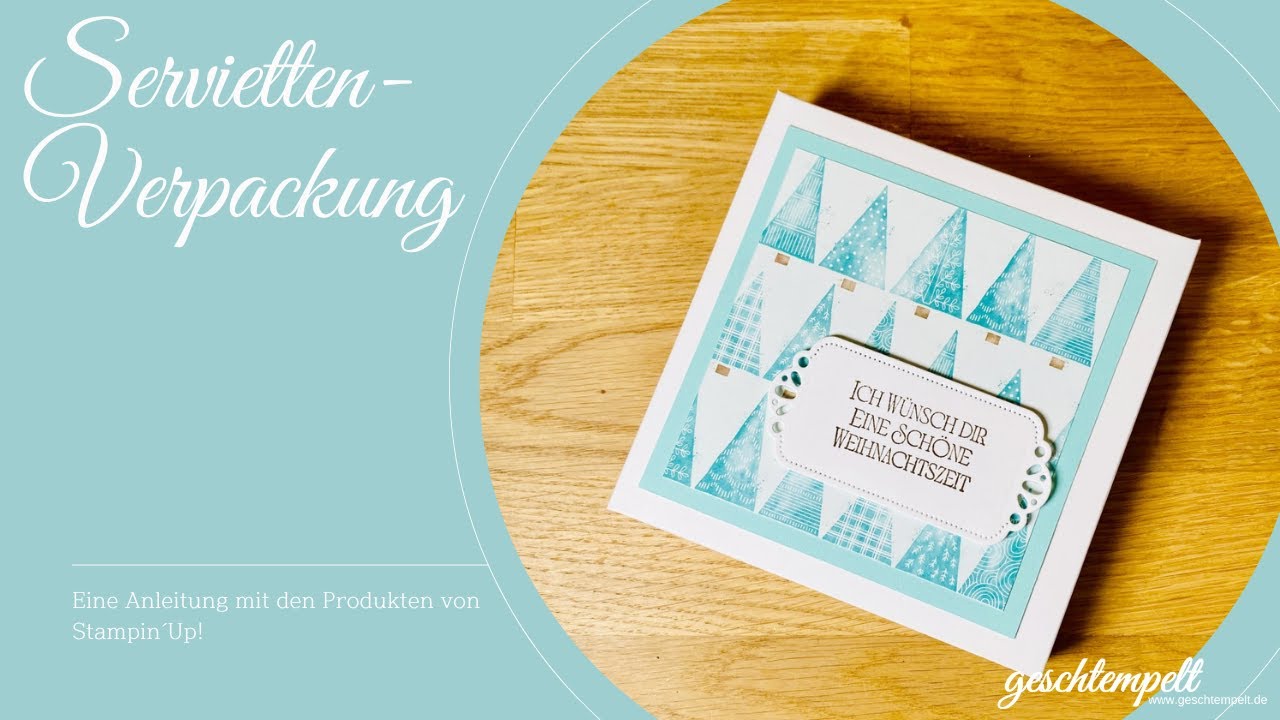 Servietten Verpackung - Wichtelwunderland - eine Anleitung mit den Produkten von Stampin' Up!