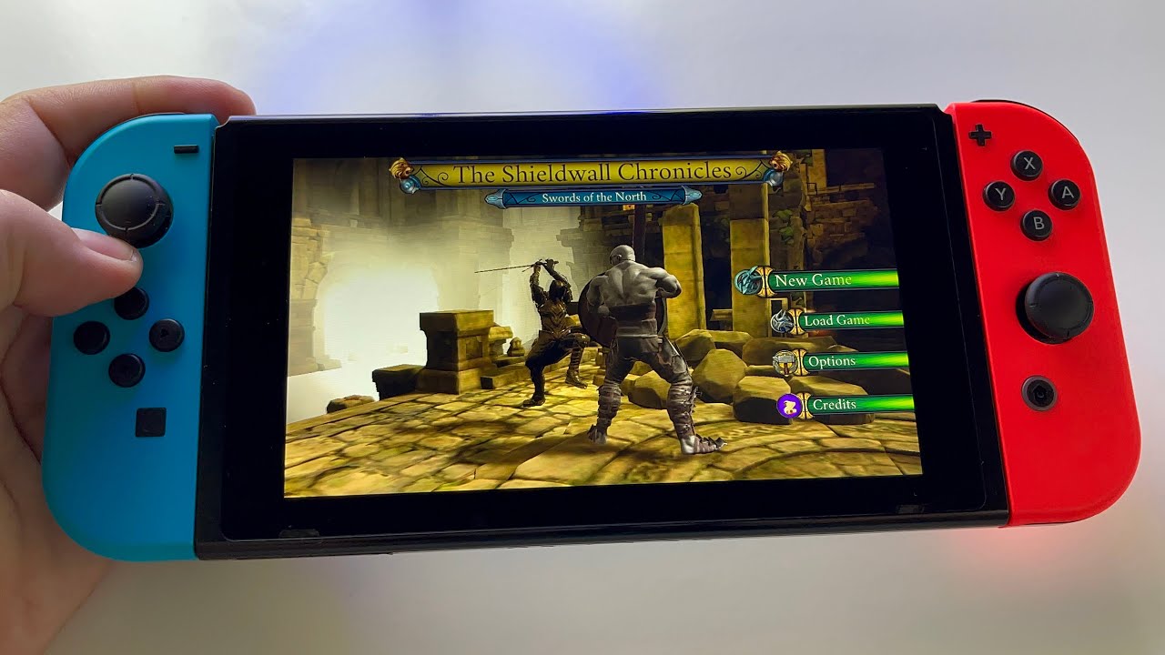 Shieldwall Chronicles: Swords of the North | Nintendo Switch V2 handheld gameplay