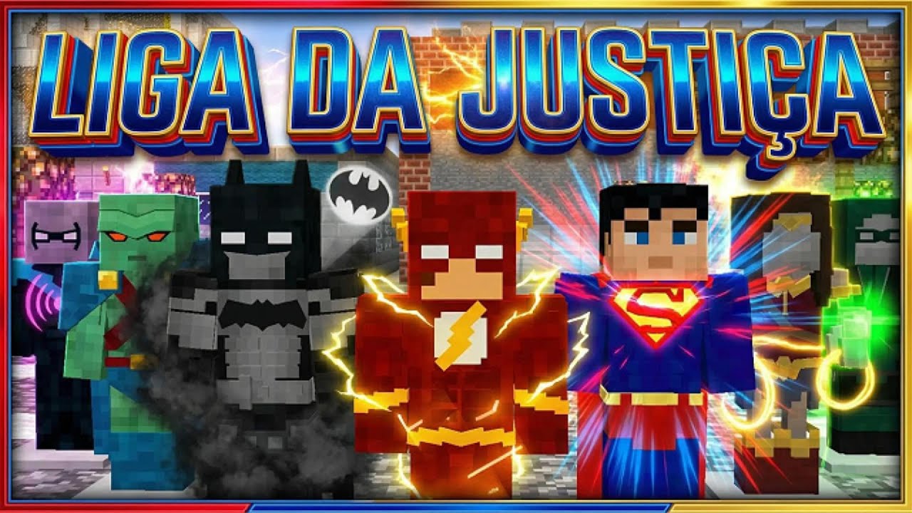 SER&Aacute; QUE A LIGA DA JUSTI&Ccedil;A VENCE O GODZILLA NO MINECRAFT? 🏛️🔥