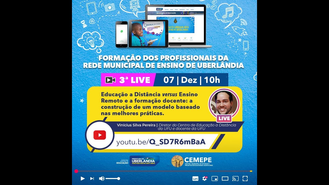 3ª Live - Educação a Distância versus Ensino Remoto