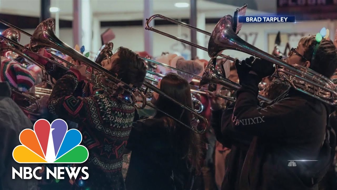 Texas High School Band Spreads Holiday Cheer After Tragic Accident