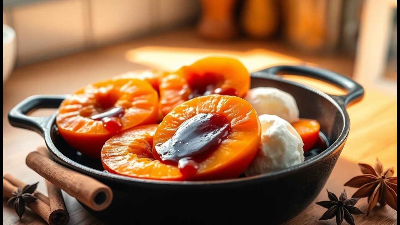 Dessert Gourmet  Abricots au Porto Faciles !