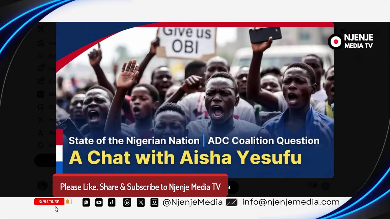 State of the Nigerian Nation | ADC Coalition Question | A Chat with Aisha Yesufu.