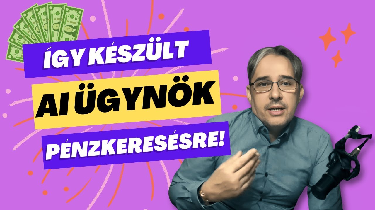 Hogyan &eacute;p&iacute;ts saj&aacute;t AI-&uuml;gyn&ouml;k&ouml;t p&eacute;nzkeres&eacute;shez otthonr&oacute;l? 🤖💰