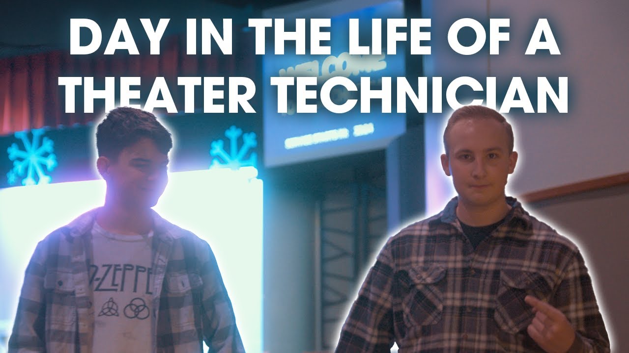 Day in the Life of a Theater Technician | Starring @alecdeckertv  & @AlexStephensMusicYT