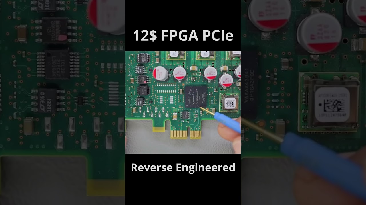 Как выполнить обратную разработку карты Intel PCIe FPGA стоимостью 12 евро IBM 98Y2610 #электрони...