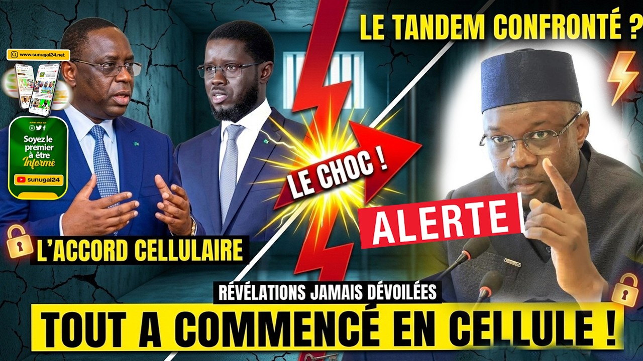 CHOC : Tout a commencé en cellule ! Les révélations jamais dévoilées sur l'accord Diomaye-Macky