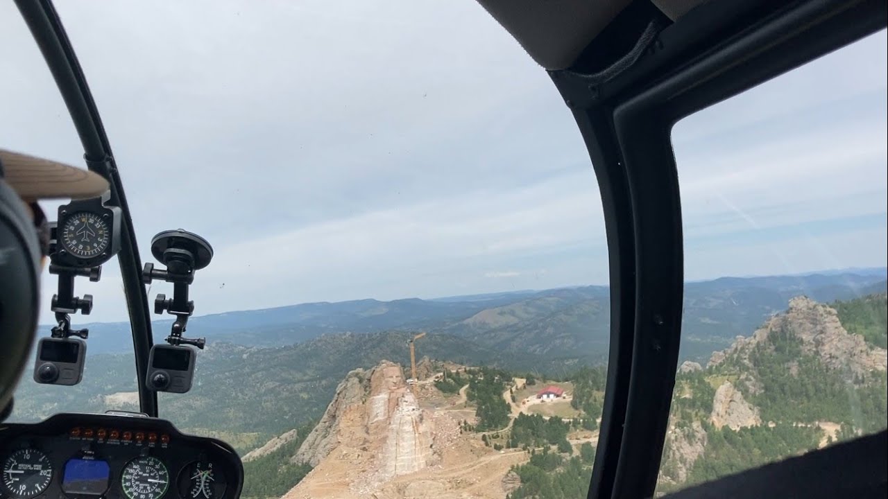BLACK HILLS AERIAL ADVENTURES HELICOPTER TOUR - MOUNT RUSHMORE, CRAZY HORSE MEMORIAL (KEYSTONE, SD)