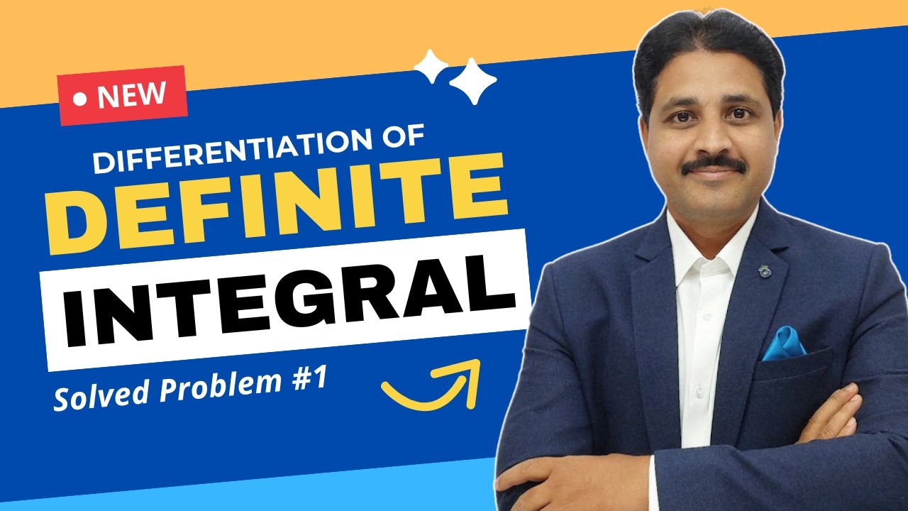 DIFFERENTIATION OF DEFINITE INTEGRALS PROBLEM 1 | INTEGRAL CALCULUS @TIKLE'S ACADEMY