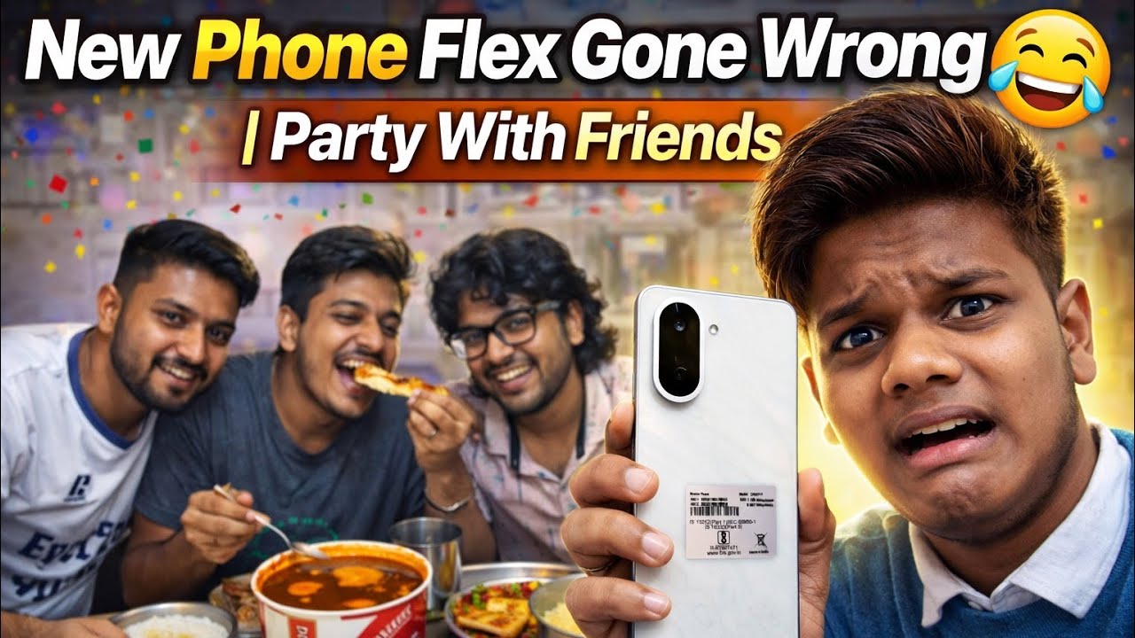 New phone flex Gone wrong 🤣😂| Party with friends|
