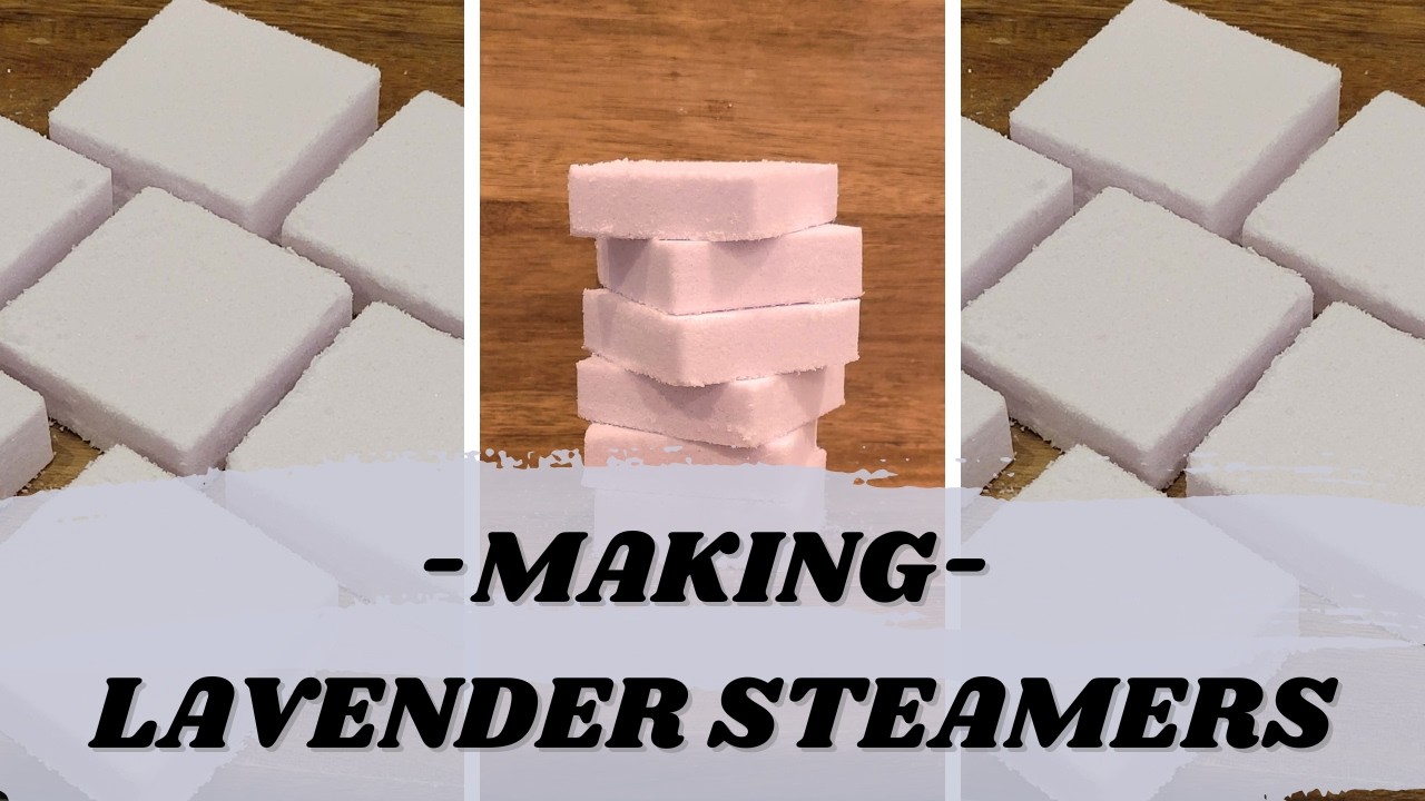 Making Lavender Shower Steamers