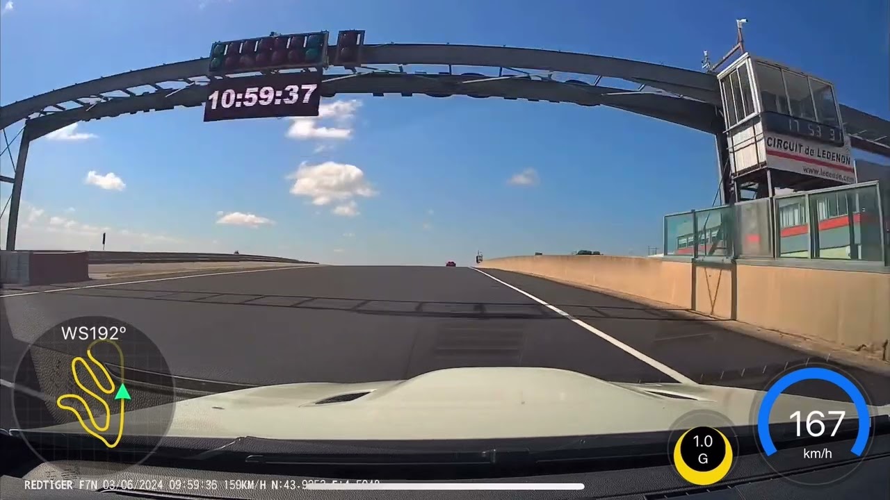 Découverte du circuit de Lédenon en m3 e92