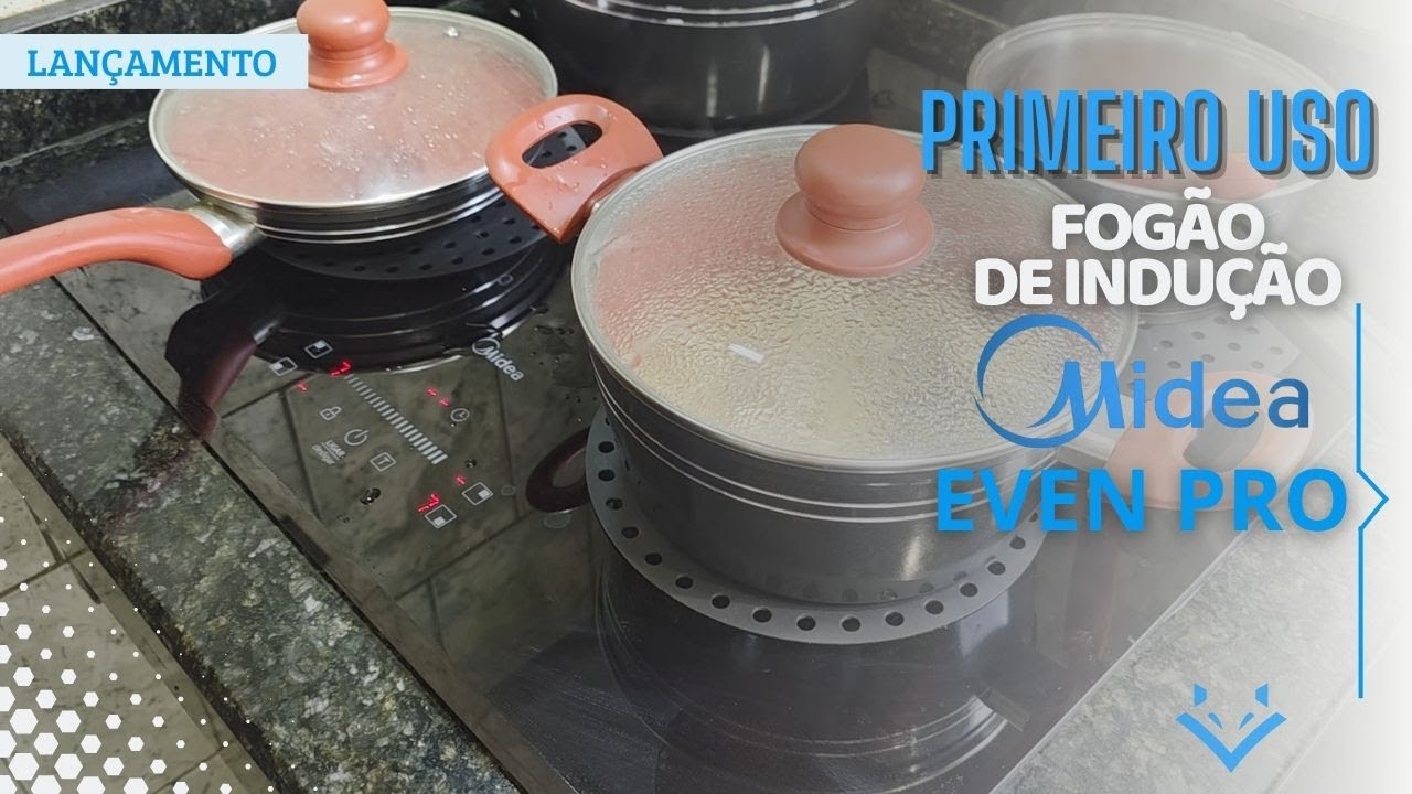 RESENHA -NOVO- Cooktop de INDUÇÃO 4 Bocas MIDEA EVER PRO melhor opção para 2025 ✔️Link na Descrição
