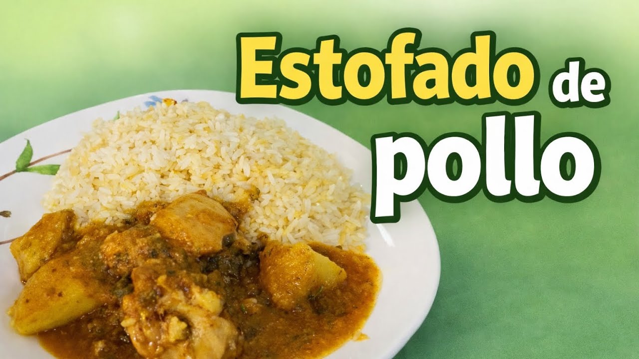 Estofado de Pollo Casero 🍗 | Receta Fácil y Deliciosa para el Almuerzo
