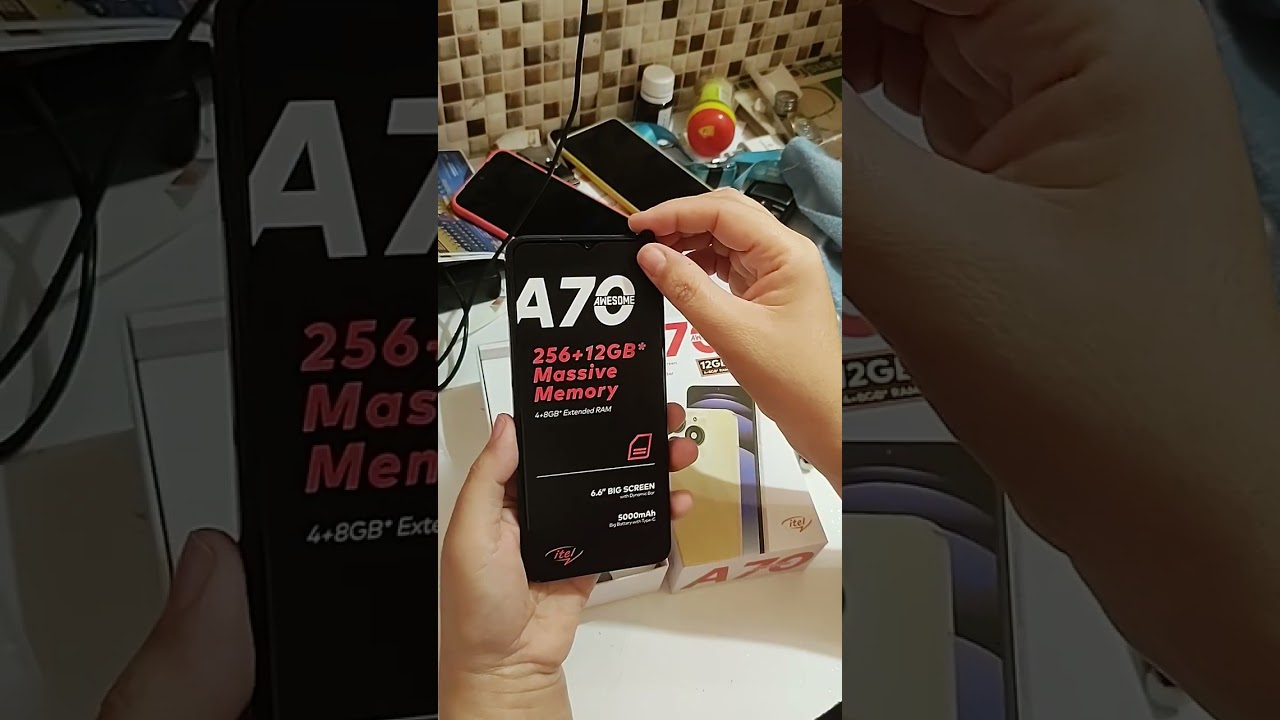 Itel A70 256 gigas 12 de ram