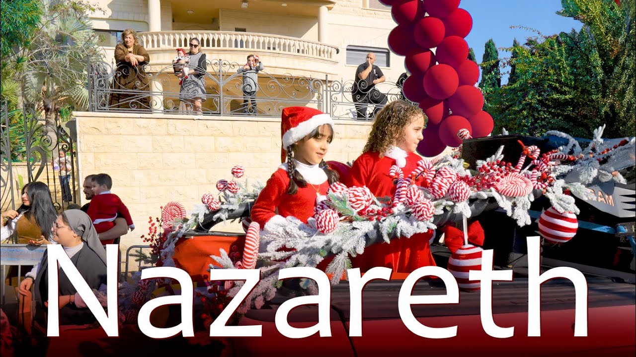 🔴 Назарет! Самый грандиозный рождественский парад на Ближнем Востоке 🎄✨
