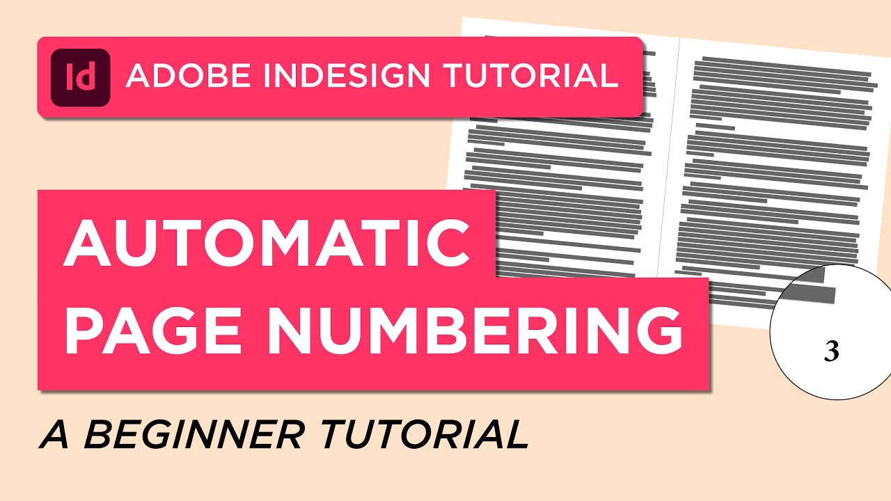 How to Add Automatic Page Numbers in Adobe InDesign (Under 5 Minutes)