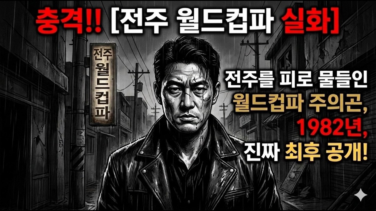 [충격 실화] 1982년 전주를 피로 물들인 남자, 월드컵파 주의곤(본명,주오택)의 진짜 최후공개,충격 실화.|조폭과사기꾼연대기|조폭|사기꾼|범죄예방|범죄실화|조직폭력배|사기수법|