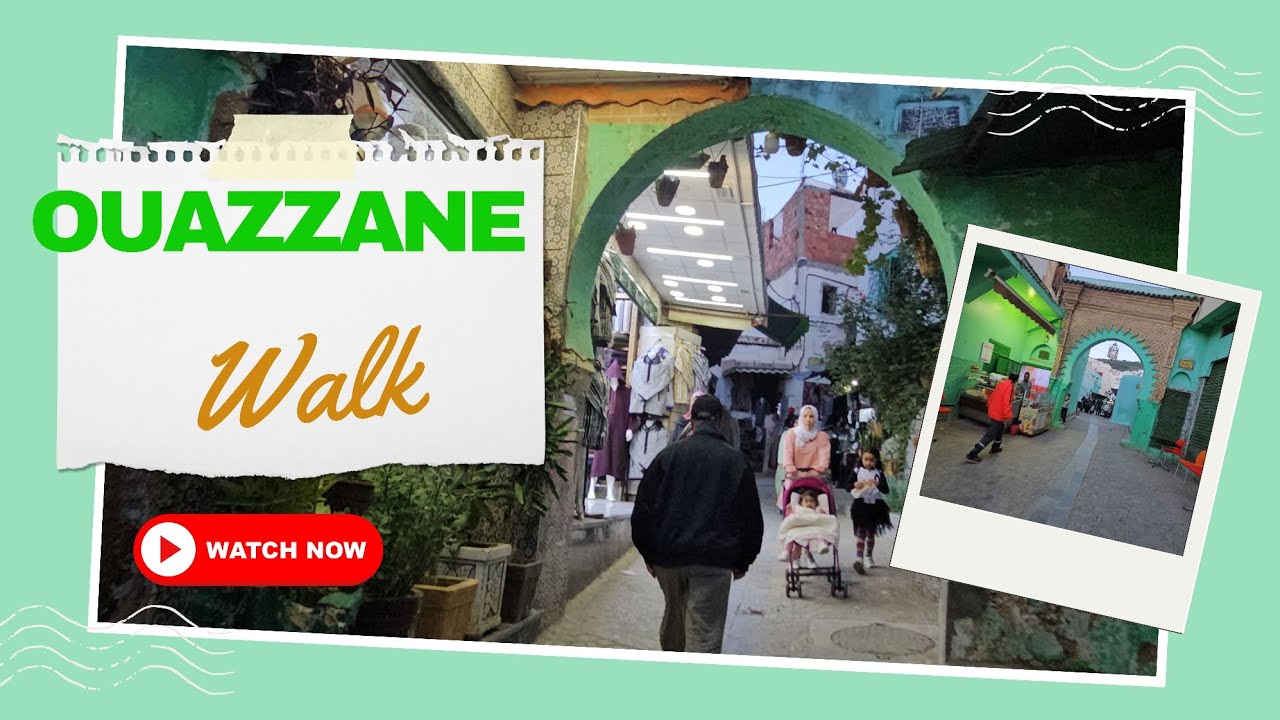 Ouazzane walk Green city..💚وزان الخضراء