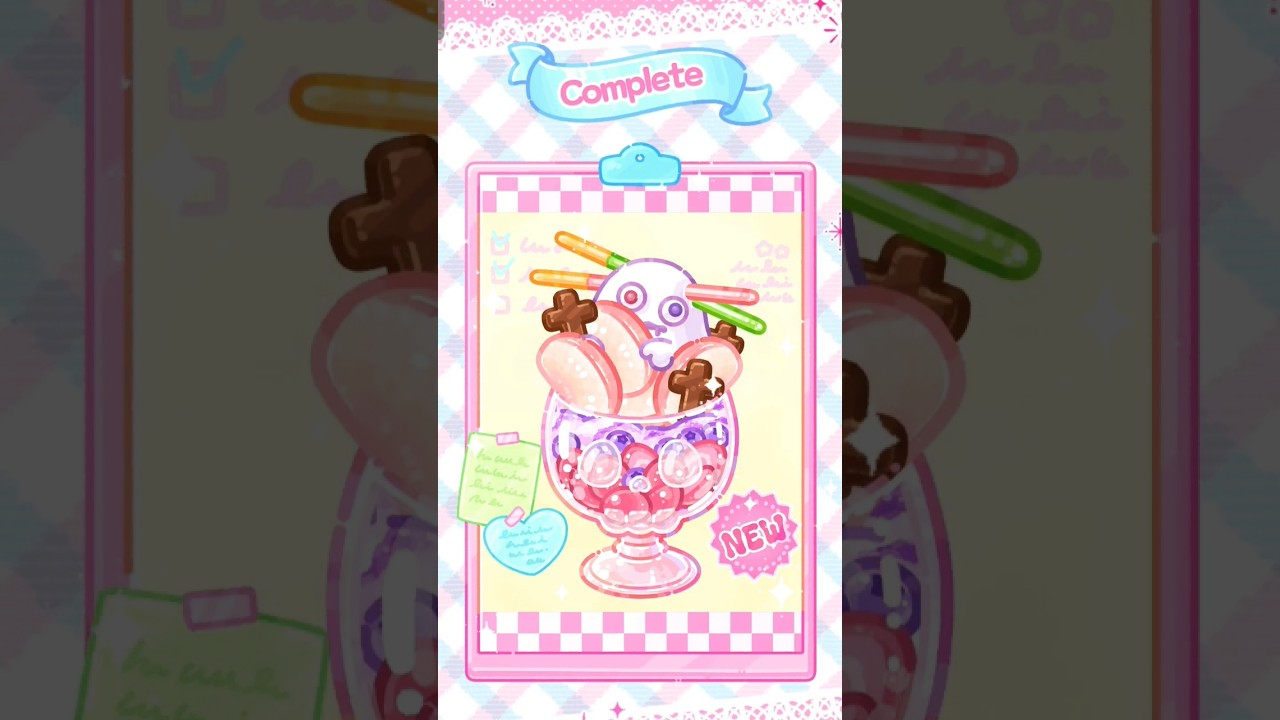 new ice cream recipe in tanghulu master game! ~