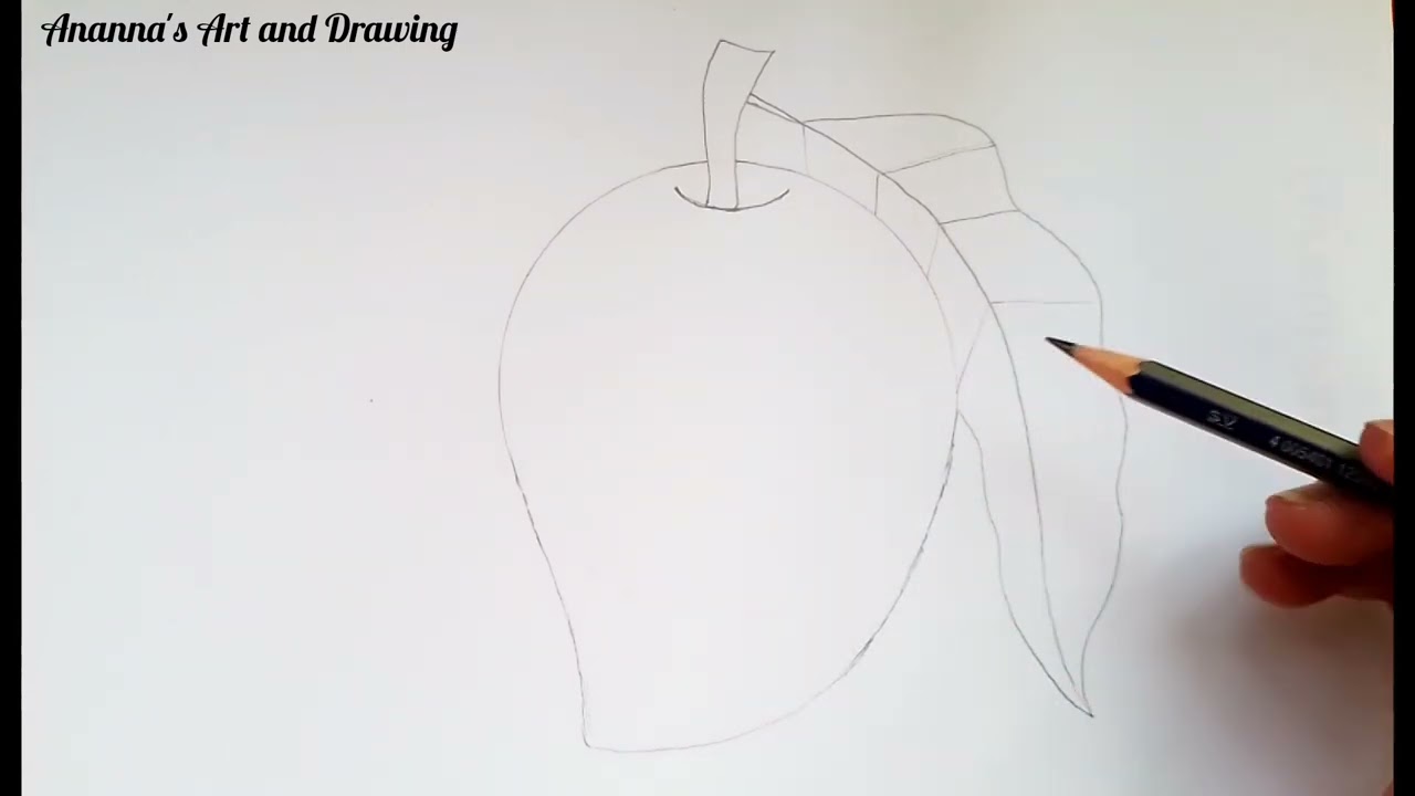 How to draw a mango🧡