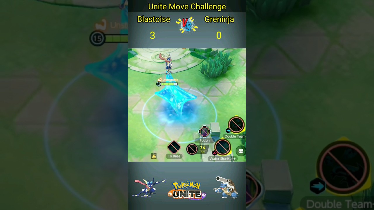Blastoise🐢 V/s 🐸Greninja The Ultimate Master Pokemon Fight #pokemonunite #pokemon