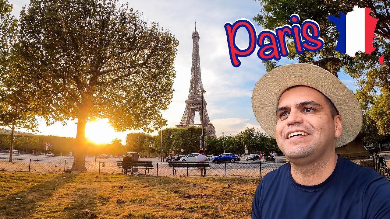 France -  A day in Paris, the arc de triomphe,  the Eiffel Tower and a bike ride through Paris