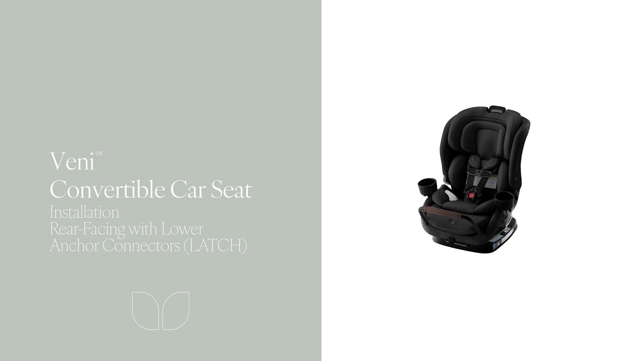 How to Install the Romer&reg; Veni&trade; Convertible Car Seat Rear-Facing with LATCH