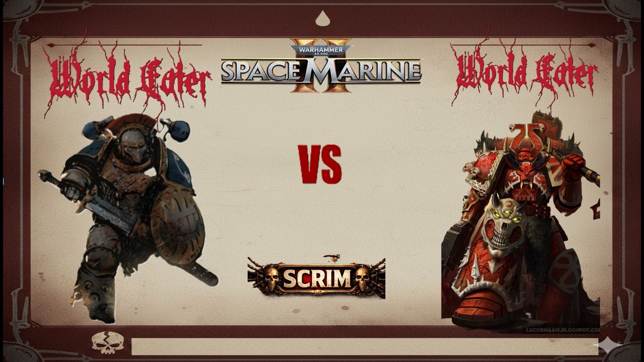 World Eaters vs World Eaters | PvP Scrim | Space marine 2