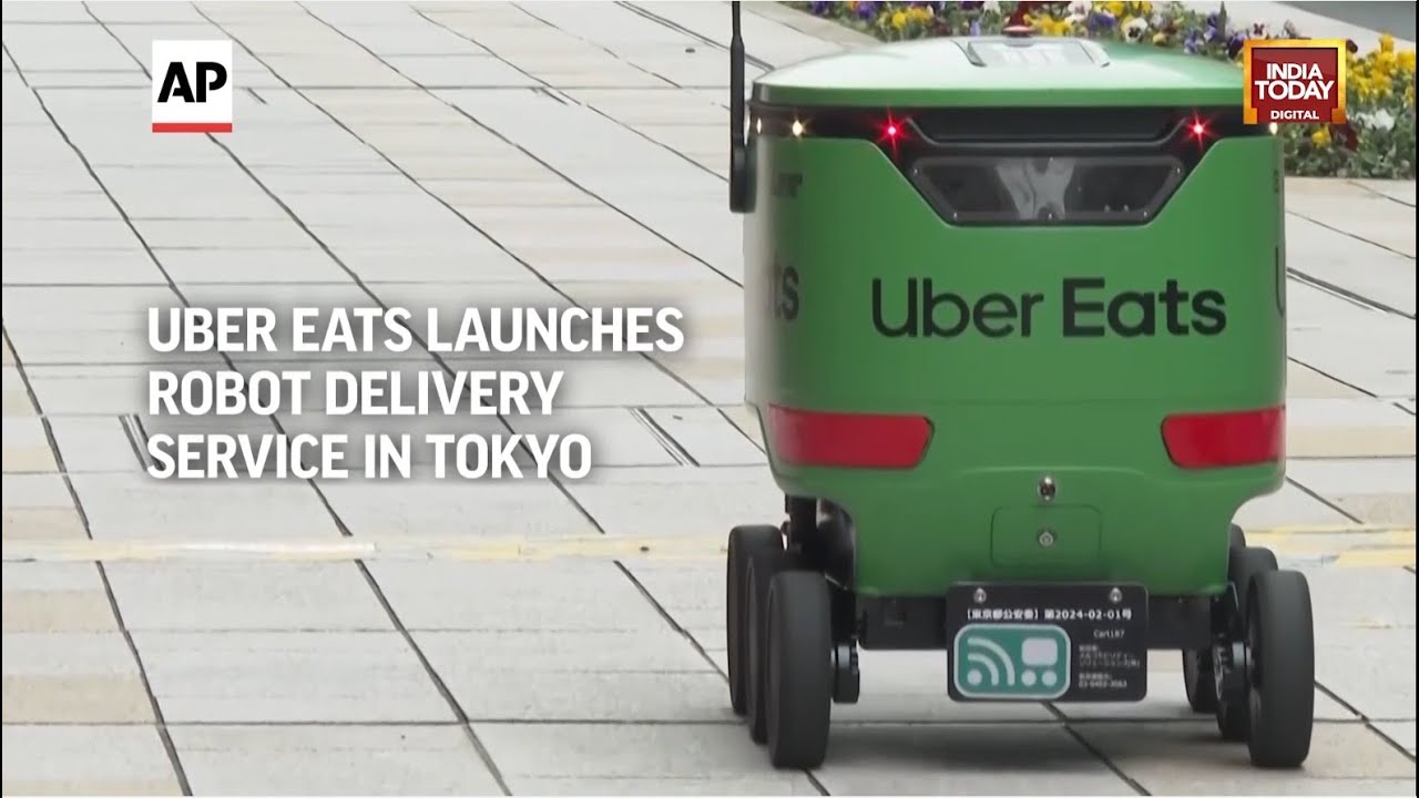 Japan Robot Food Delivery: Uber Eats launches robot delivery service in Tokyo
