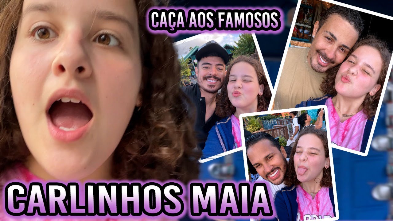 ENCONTREI O CARLINHOS MAIA- CAÇA FAMOSOS DA FABI