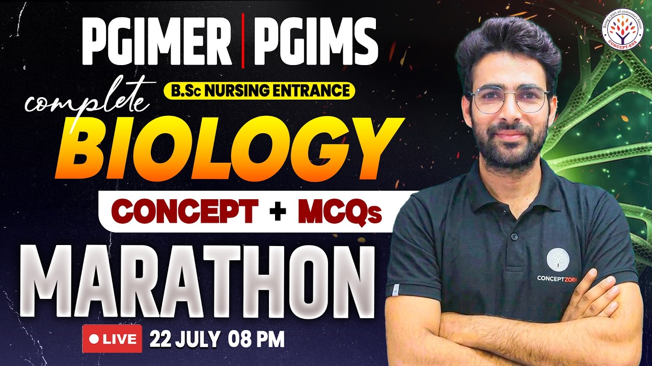 PGIMER,PGIMS Rohtak BSc Nursing | Biology Marathon Class | PGIMS,PGIMER BSc Nursing Entrance Exam