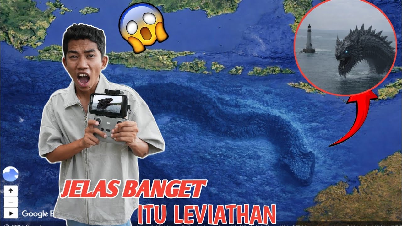 DRONE ARIK MEREKAM NAMPAK LEVIATHAN MONSTER ULAR MUNCUL DILAUTAN INI?? | Mikael TubeHD