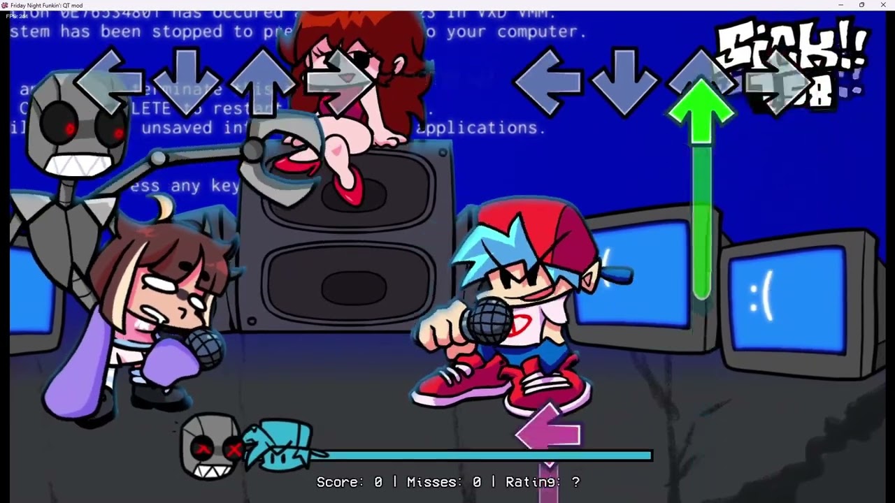 FNF QT - Diagraphephobia - KB Cover