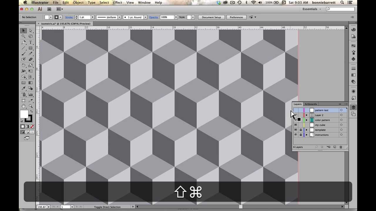 Create an Isometric Cube Pattern in Adobe Illustrator