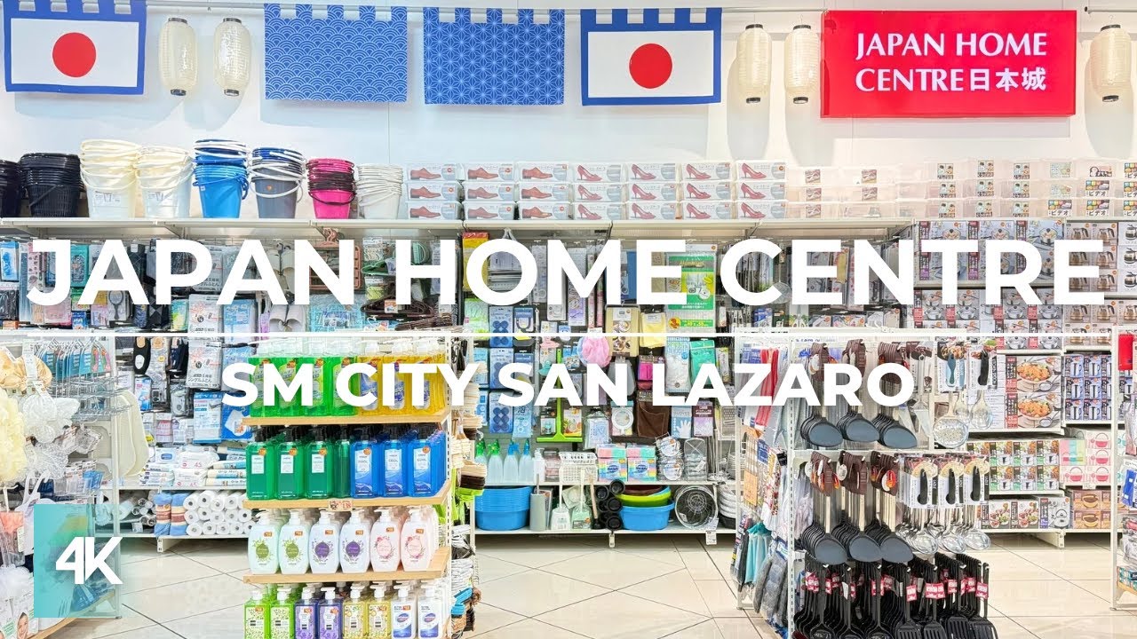 ПОКУПКИ В JAPAN HOME CENTRE В SM SAN LAZARO | Товары для дома | 4K | Прогулка с ETV