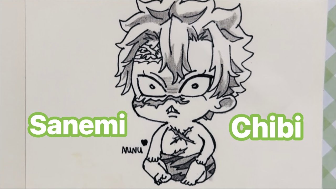 How to draw Chibi Sanemi from Demon Slayer | Step by Step |