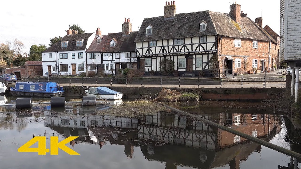 Tewkesbury Walk: Town Centre【4K】