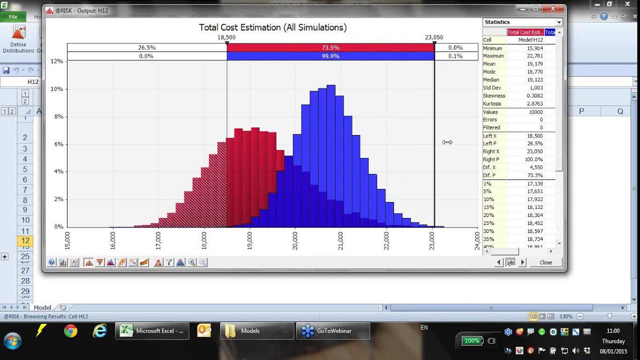 WEBCAST: Introduction to Risk Analysis using @RISK Cost Estimation   Risk Register Focus