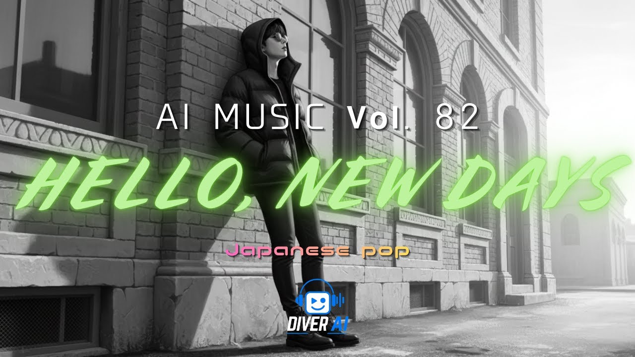 Ai Music 𝗩𝗼𝗹. 82『 Hello, New Days 』🎧  ( #japanesepop ) ♪ #sunoAI