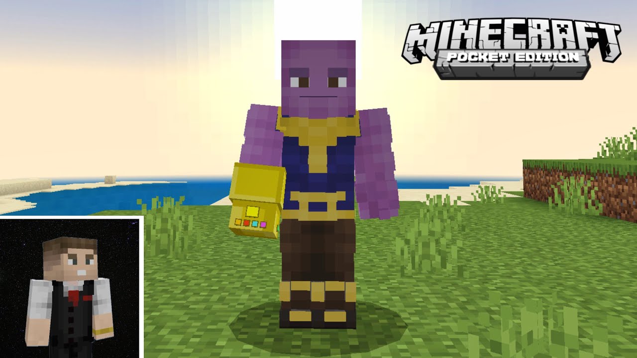 Infinity Gauntlet Addon for Minecraft PE 1.21.23 - 1.21.51 | Villains and Heroes V6.0