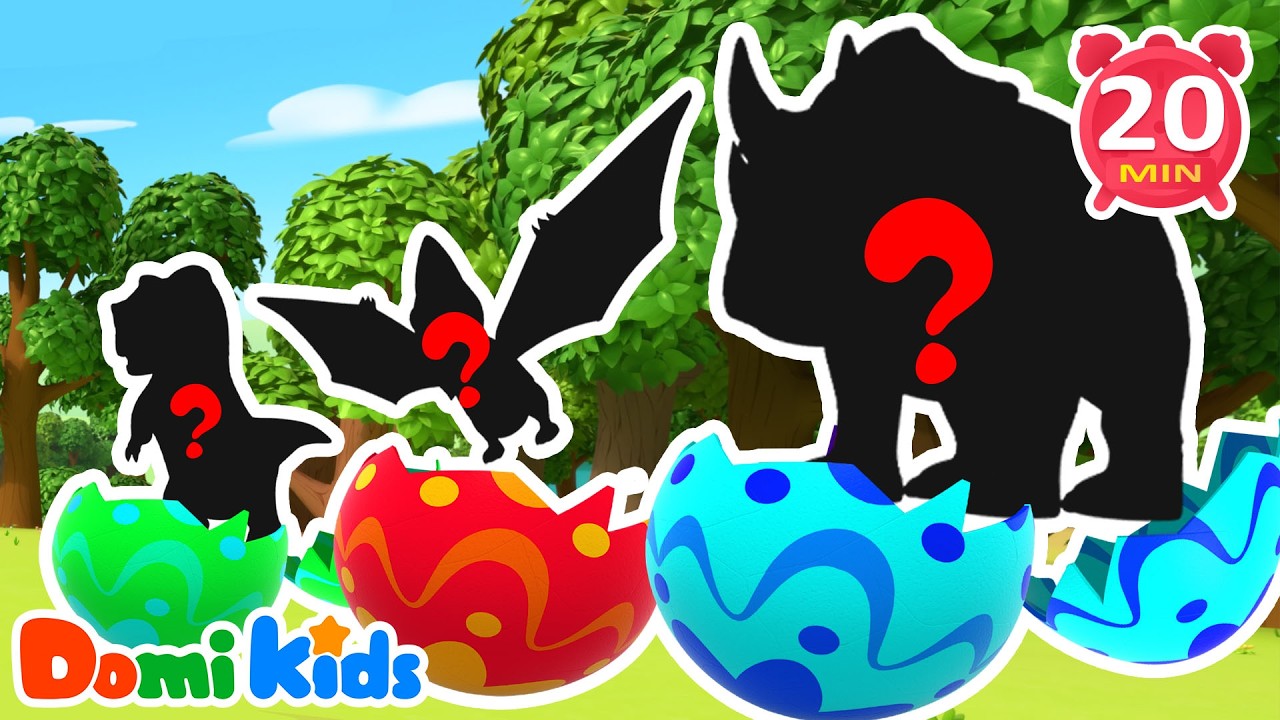 恐龍蛋大驚喜 🦖🥚｜恐龍探險啟蒙｜動物兒歌｜幼兒啟蒙童謠｜寶貝多米-動物派對