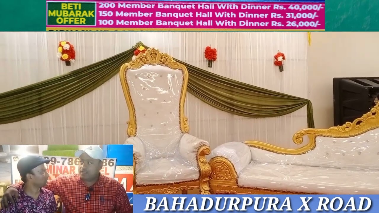 RS 26000/- WITH BANQUET HALL  *CHICKEN BIRYANI *MIRCHI SALAN 8897868786 9000333868
