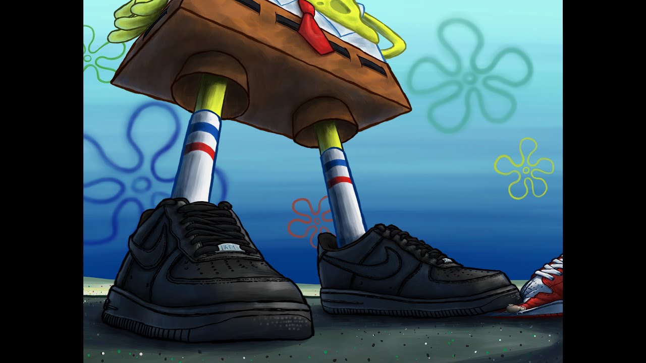 Black Air force 1's