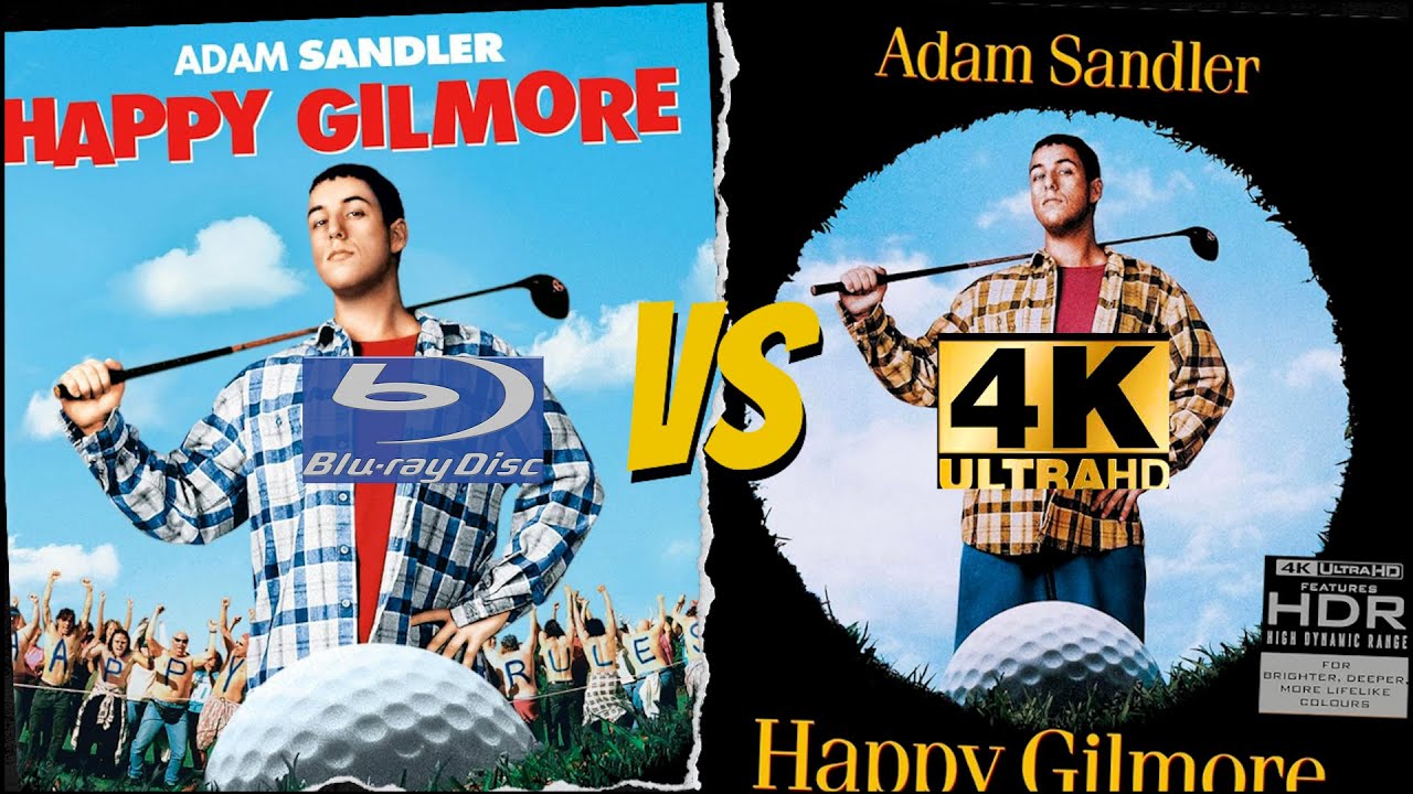 HAPPY GILMORE (1996) 4K Ultra HD VS. 2011 Blu-Ray COMPARISON FROM @kinolorber