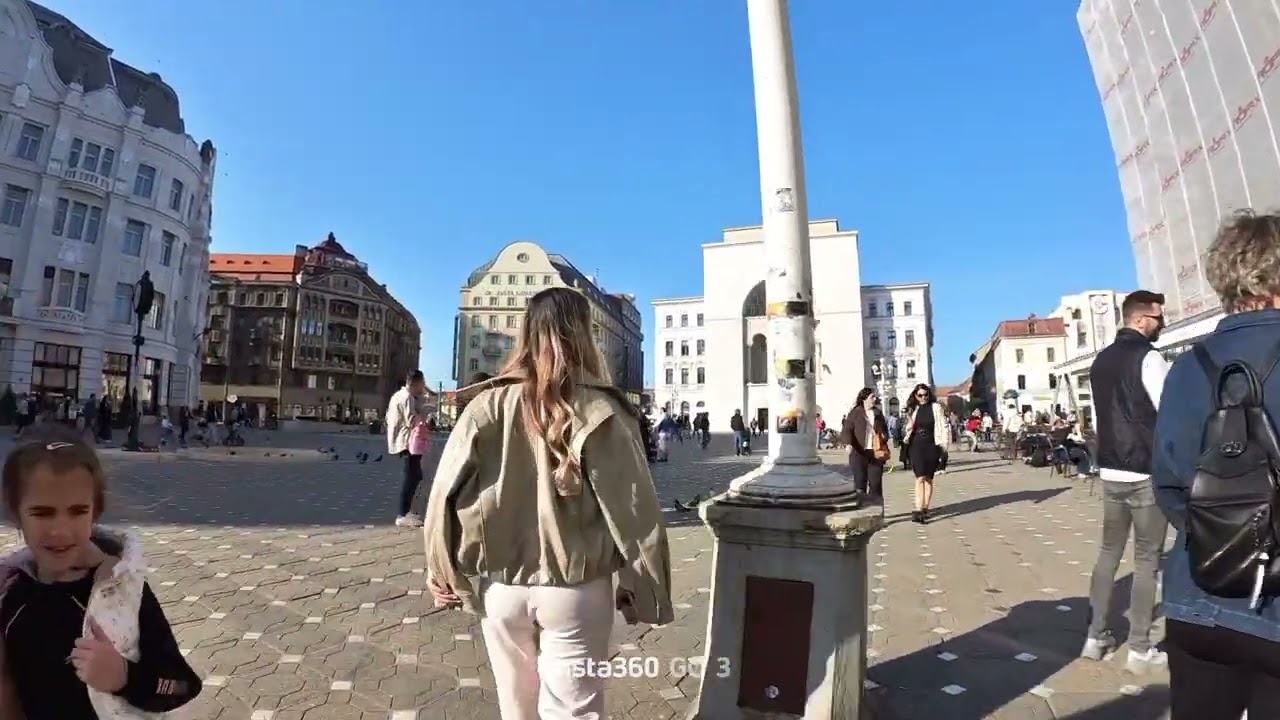 Primavara in centrul Timisoarei. Saturday walk-Timisoara center. Spring is here.