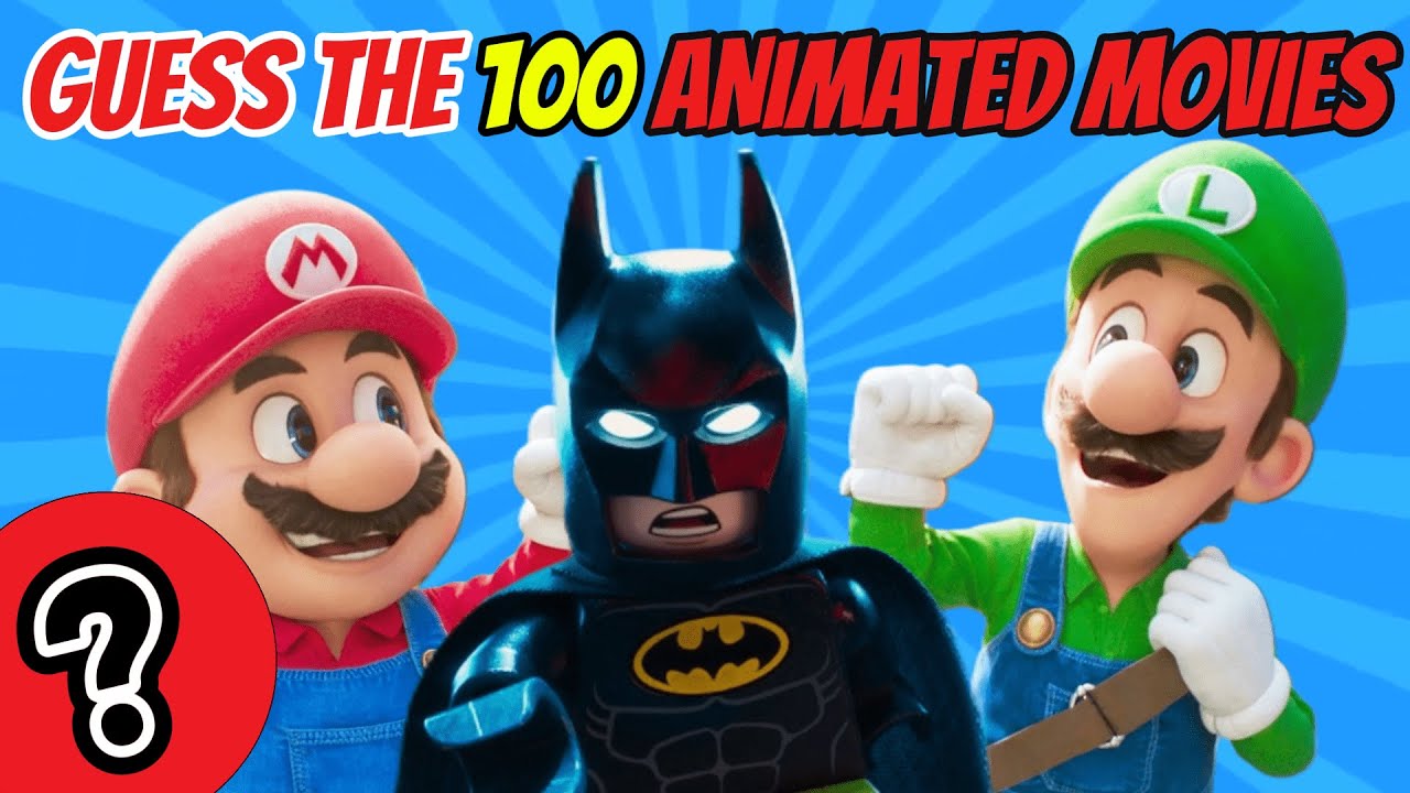 Guess The Animated Movie | 100 MOVIES QUIZ