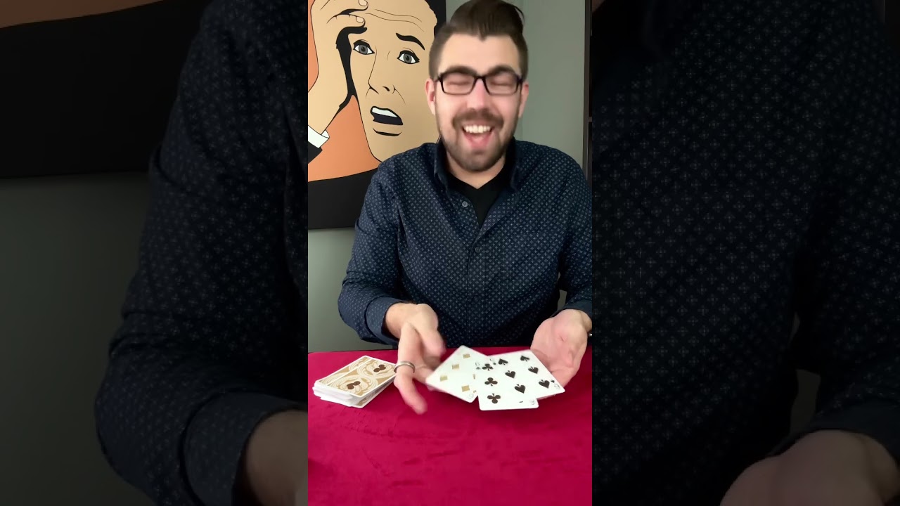 A classic magic trick! #classic #magic #magictrick #playingcards #cardtrick