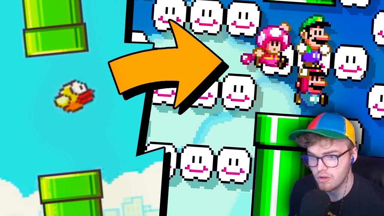 I Played FLAPPY BIRD in Super Mario Maker 2 VS Mode