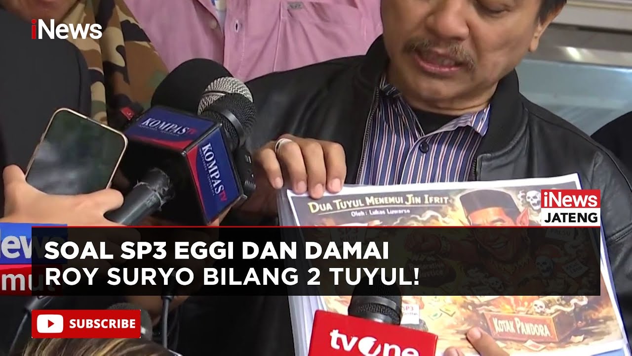 Soal Eggi dan Damai Temui Jokowi, Roy Suryo Bilang 2 Tuyul Ketemu Jin Ifrit